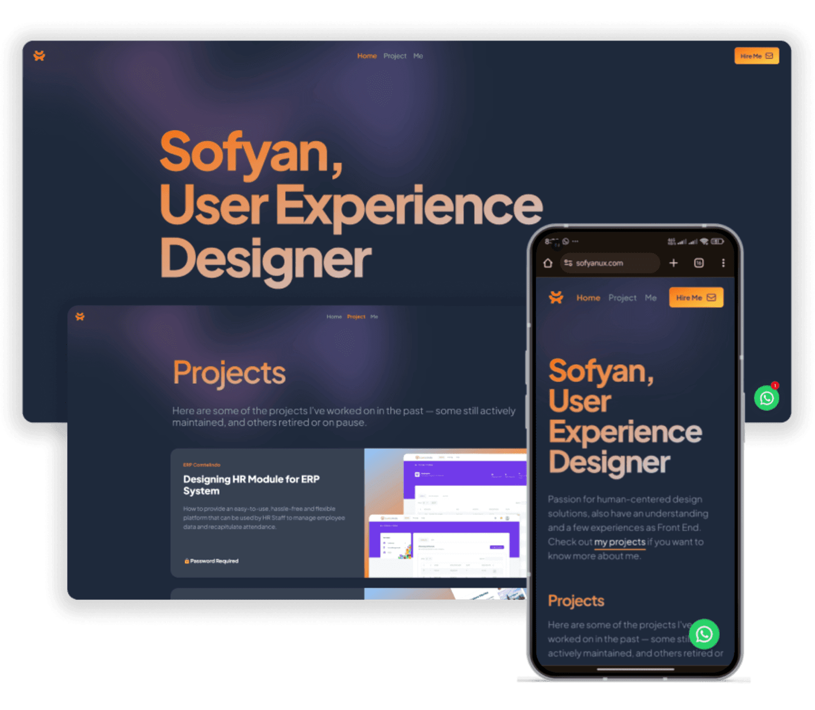 Personal Portfolio Website with CMS