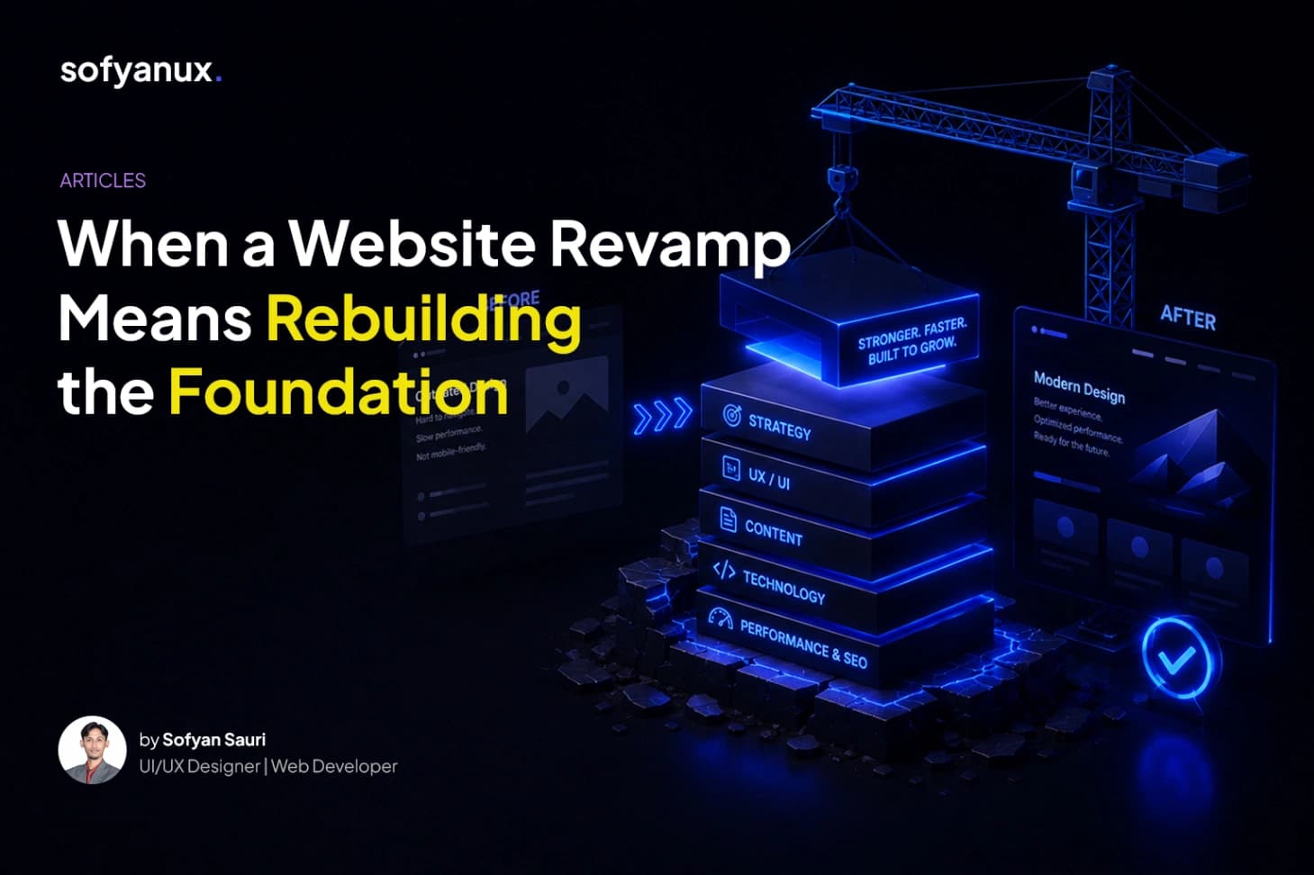 When a Website Revamp Means Rebuilding the Foundation